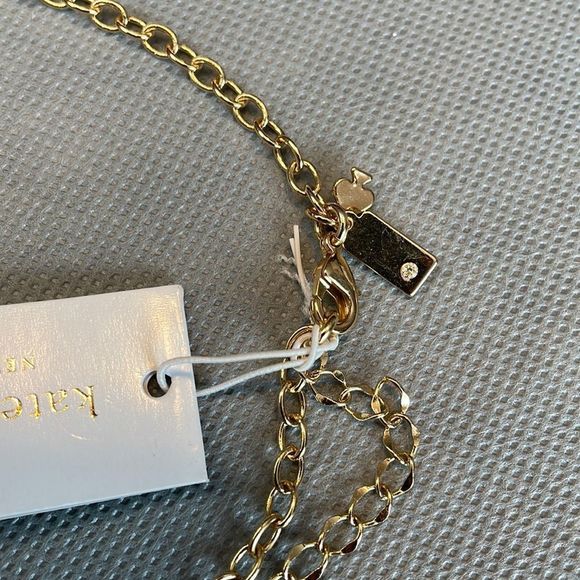 Kate Spade New York Varadero Tile Orange Necklace collar NWT - Picture 4 of 7